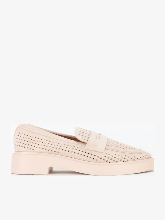 Sweet Shoes Γυναικεία Μοκασίνια σε Μπεζ Χρώμα