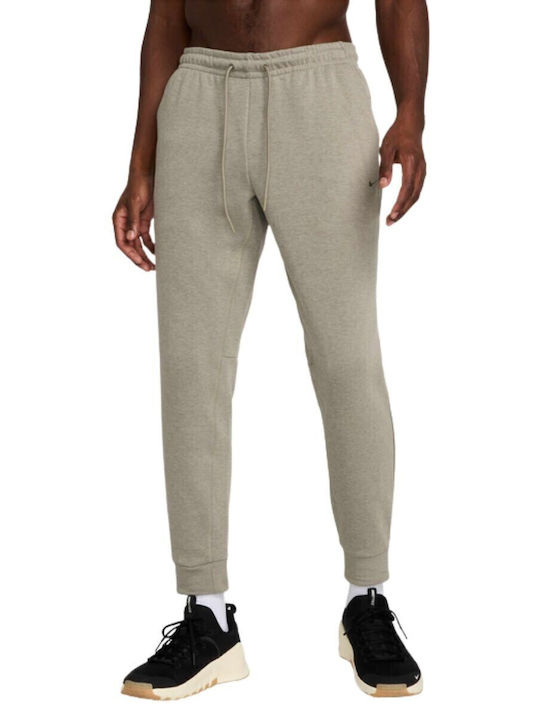 Nike Παντελόνι Φόρμας Dri-Fit με Λάστιχο Πράσινο