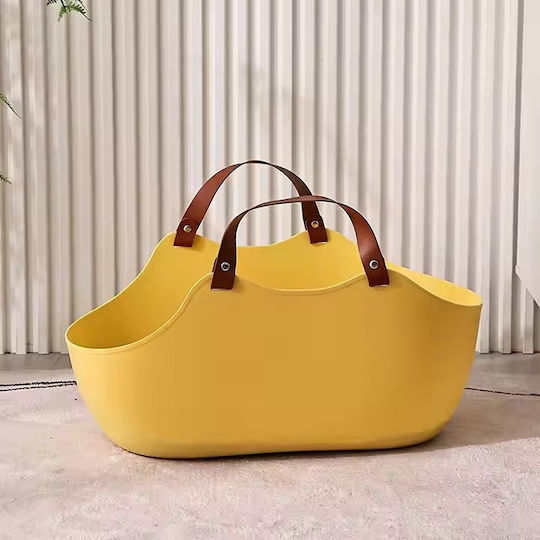 Котешка купа Жълт Д51 x Ш36 x В24см