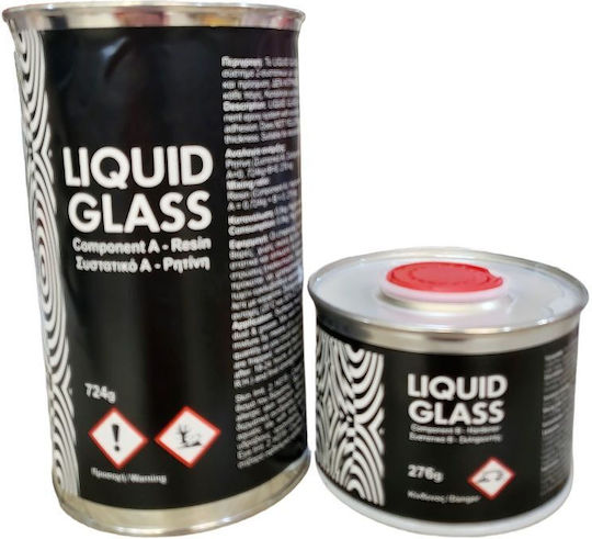 Liquid Glass Ρητίνη Δύο Συστατικών 1kg