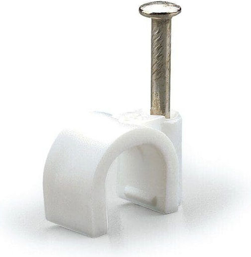 Στηριγμα Ροκα Στρογγυλο 12mm/25 Λευκο Redpoint 28151