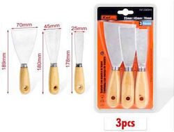 KMT Tools Σπάτουλα Σετ 3τμχ