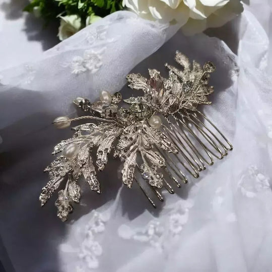 Bridal Hair Comb with Rhinestones