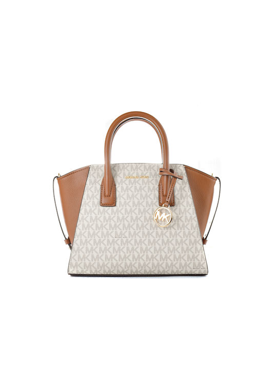 Michael Kors Geantă De Mână De Piele Tabac Maro 35F4G4VC0L-LUG