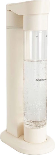 Aparat de făcut apă carbogazoasă Create Soda Maker Studio 1 Litru Crem