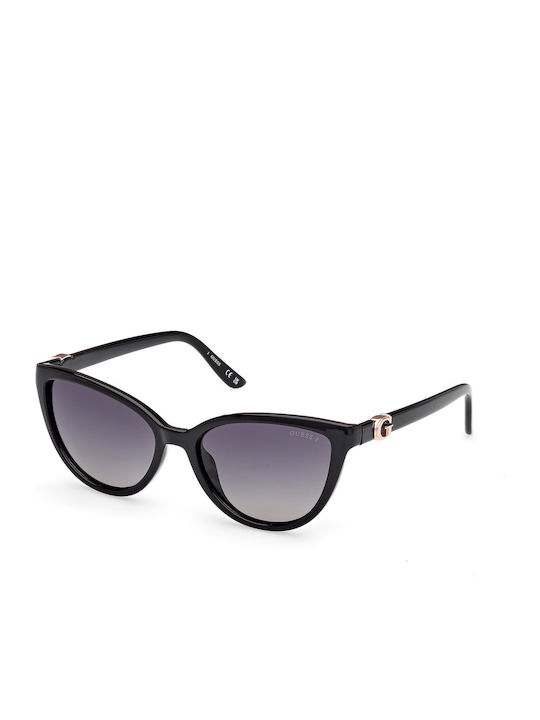 Guess Feminini Ochelari de soare cu Negru Cadru și Gri Degrade Lentilă GU00189 01D