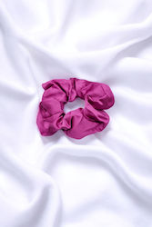 Hair Scrunchie Satin Fuchsia