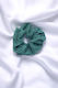 Elastic de păr verde solid din material moale