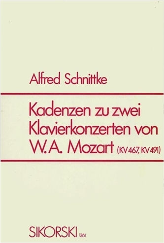 Schnittke Kadenzen zu Mozarts Konzerten K.467 & 491