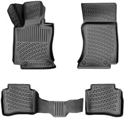 3D Tray Mats Rubber TPE Mercedes E-class W214 2023 Rizline 4 Pieces Black