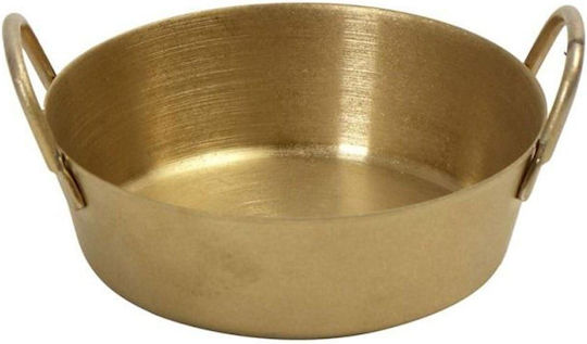 Espiel Bol de Servire pentru Sosuri Rotund Inox Galben cu Diametru 8.2buc