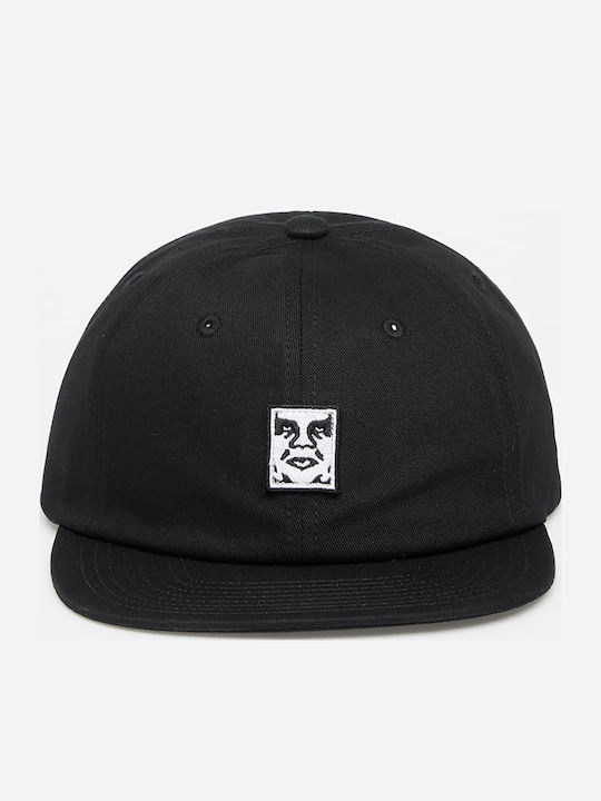 Obey Icon Patch Panel Strapback Black