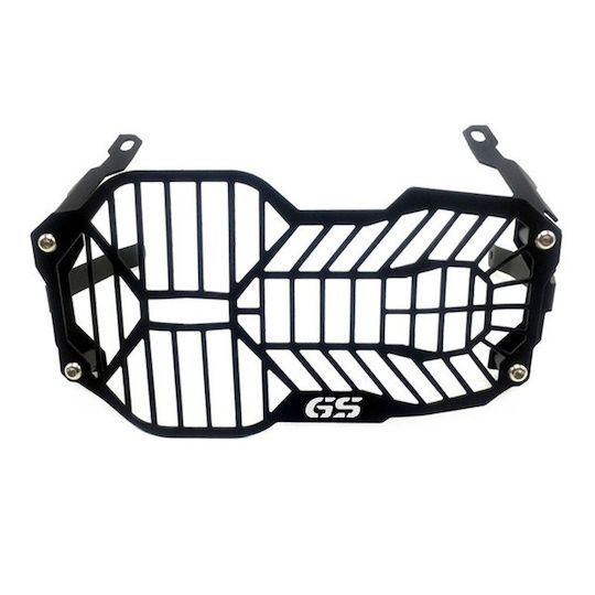 Protecție far motocicletă Negru