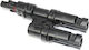 Mc4 Branch Connector Solar Panels 1x Socket 2x Connector