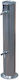 Tube Zubehör für Möbelbeine Silber 40x40cm 0795039