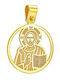 Dio Jewellery Lab Pendant Kids Talisman Double Sided with Chain Konstantinato 40cm made of Silver 13FY