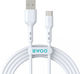 BWOO USB 3.0 Cable USB-C male - USB-A / USB-C 15W Λευκό 2m