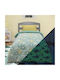 Lino Home Kids Duvet Cover Glow in the Dark Single Bay Leaf Mint 160x220cm