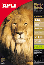 Ρηοτο Βrιgητ Paper 10χ15cm 240gr 20φ Ρηοτο Βrιgητ Paper 10χ15cm 240gr 20φ