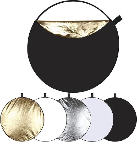 Set Reflectoare Fotografice Pliabile 80 cm 5-în-1 HOD-PULUZ-PU5112