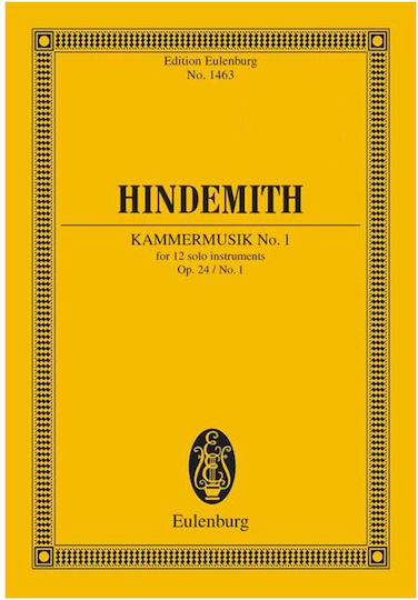 Hindemith Kammermusik Nr.6 Vla Op.46 Nr.1