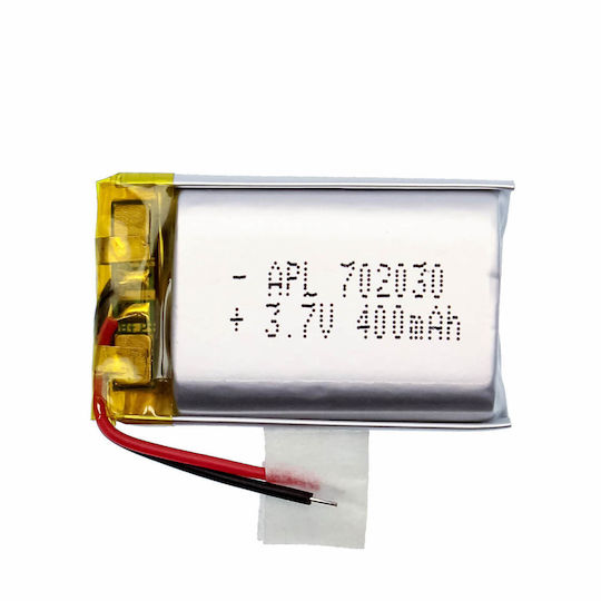 Rechargeable Battery 1 Piece Type Li-po 702030 3.7v 400mah OEM