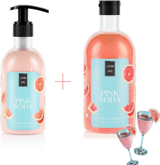 Lavish Care Pink Soda Σετ Περιποίησης για Καθαρισμό Σώματος & Ενυδάτωση 2τμχ