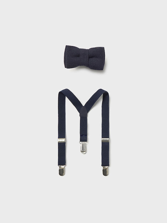 Blue Bow Tie and Suspenders Set Mayoral