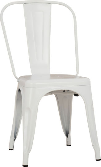 Melita-pro Scaune Sala de mese Matte White 1buc 44x47x84.5buc