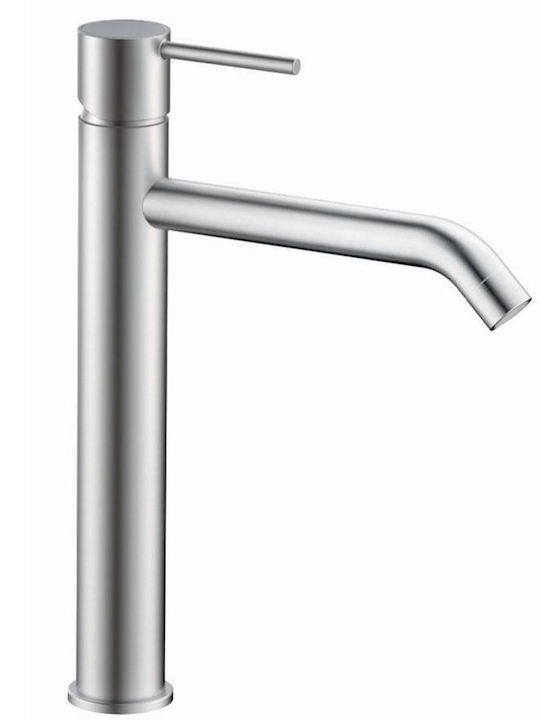 Interflex Mixing Tall Sink Faucet Silver