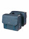 Basil Double Bicycle Rack Bag Turquoise