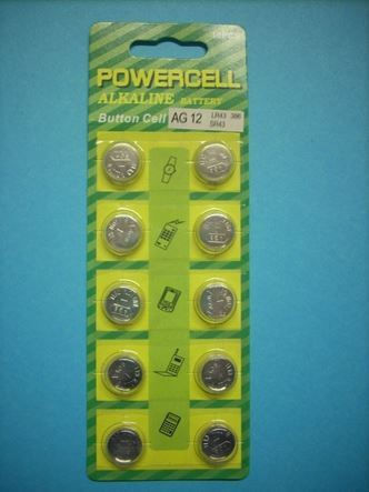 Baterii alcaline Baterii de ceas pentru ceasuri LR43 / SR43 10buc