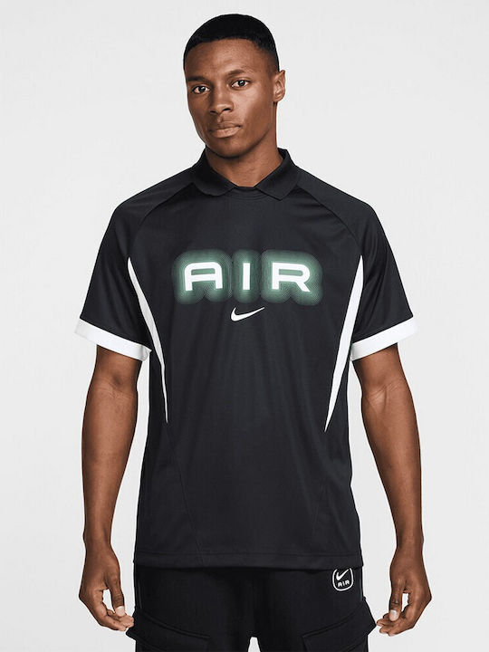 Air Dri-Fit Спортна Тениска Черна