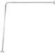 Corner Shower Curtain Rod Wall Mounted Plastic 80x80cm
