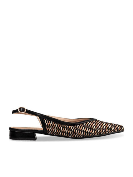 Envie Shoes Γυναικείες Μπαλαρίνες Slingback Μαύρες