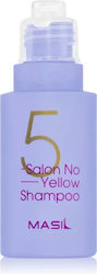 Șampon Mov Neutralizant Tonuri Galbene Masil 5 Salon Fără Galben Volum Ml 50 Șampon Mov Neutralizant Tonuri Galbene Masil 5 Salon Fără Galben Volum Ml 50