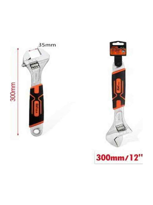French Wrench with Adjustable Opening 12mm and Anti-Slip Handle