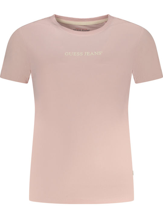Guess Damen T-Shirt Rosa
