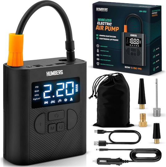 Humberg Car Tire Pump Rechargeable 12V