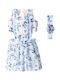 Kids' Fabric Jumpsuit Shorts/Bermudas White