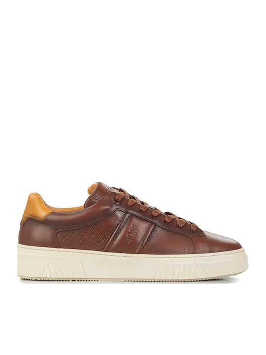 Boss Shoes Herren Sneakers Brown Caramelo Burn