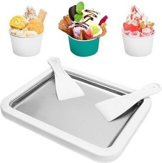 Eisrollen-Maschine Eismaschine Metall Sn23521-20 Weiß