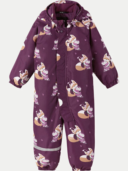 Reima Baby Bodysuit for Going Out Long-Sleeved Purple