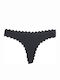 Women's String Seamless Black