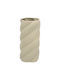 Pakketo Vază Decorativă Ceramică Dermel Bej 12x12x25cm 1buc