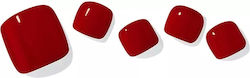 Gel Nail Stickers Toes Ohora P Basic Pedicure Shade Pbs-004 Quantity Pcs 30