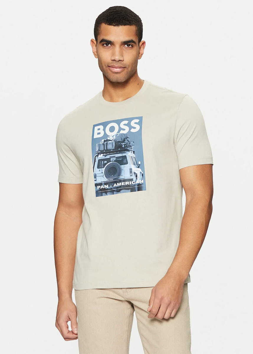 Boss T-shirt Beige 50535079-271 | Skroutz.mt