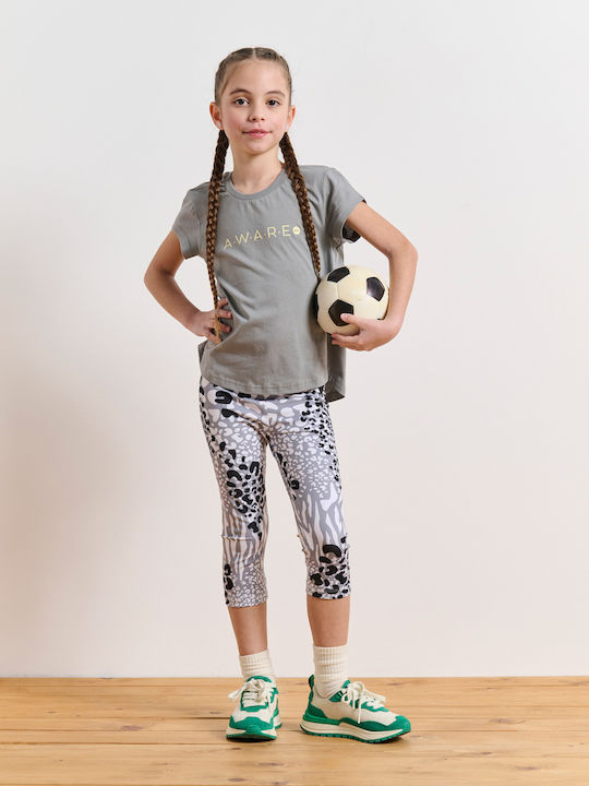 Kids Legging Sports Long Steel
