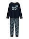 Name It Kids' Pajamas Winter Cotton Sapphire Game