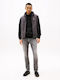 Scanton Faded Men's Jeans Pants with Slim Fit Grey Denim